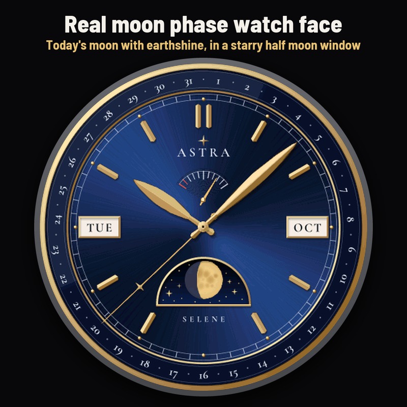 Astra Selene Pro – 月相日历表盘 · Screenshot 0