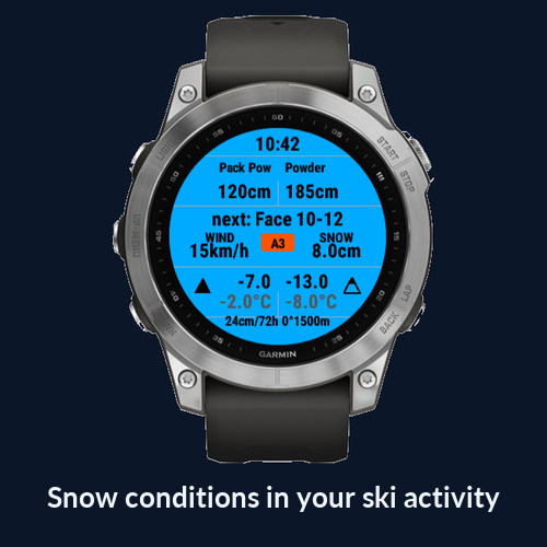 EM Snow Field: snow, avalanche danger & lift times · Screenshot 0