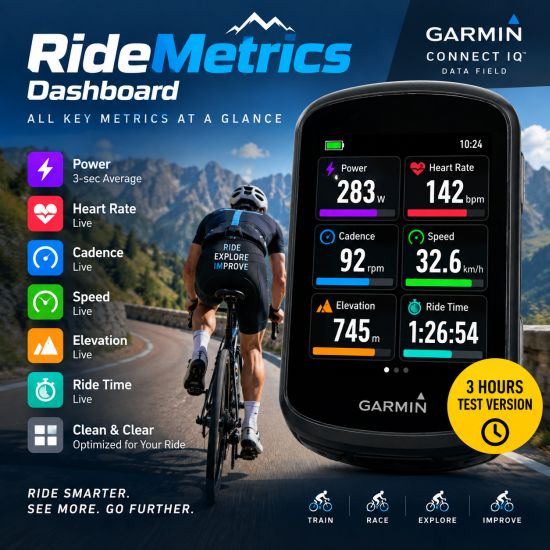 RideMetrics Dashboard · Screenshot 0