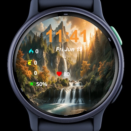 Painting Waterfall Mountains · Screenshot 1