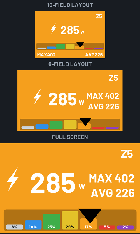 ZoneFields Power – Power Zones · Screenshot 3