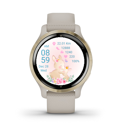 Vintage Bunnies watch face screenshot 4