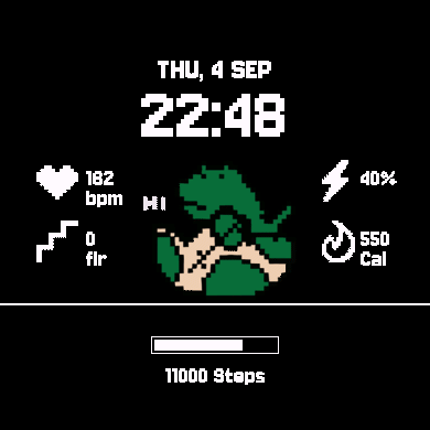 T-Rex-ercise Tamagotchi · Screenshot 2