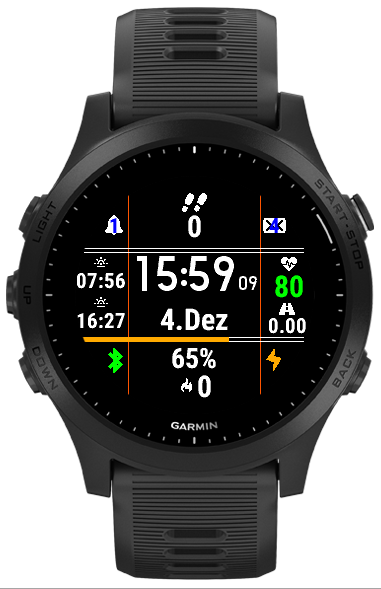 DigitalLineWithWeather · Screenshot 2