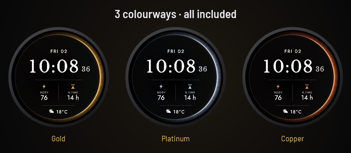 Helios - Eclipse Digital Watch Face · Screenshot 1