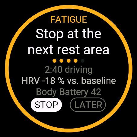 Respite - driving fatigue · Screenshot 0