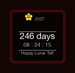 Tet Countdown - Luna Tet Countdown · Screenshot 1