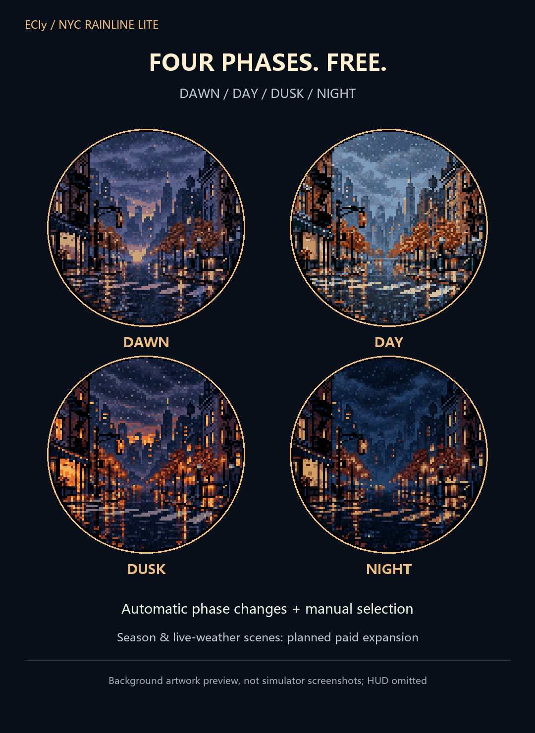 NYC Rainline Lite · Screenshot 3