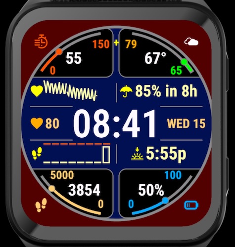 Aries Analog - Activities | Sensors | Weather 3