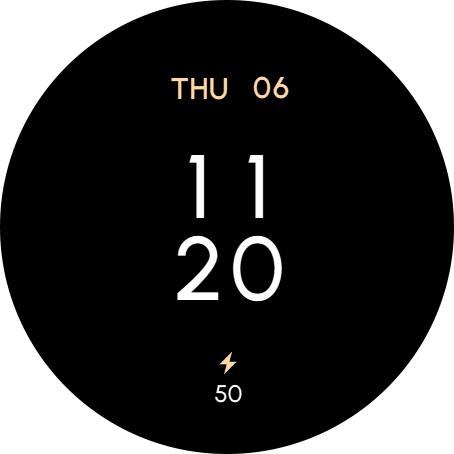 RE51 - Minimal Digital - Battery Friendly · Screenshot 2