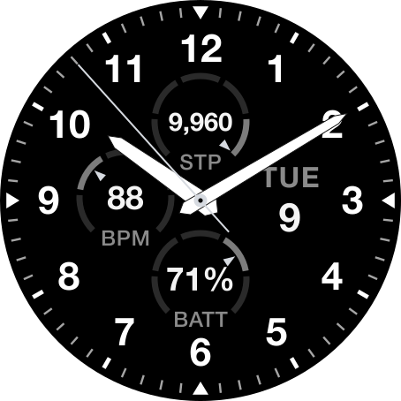 Old Money Analog FaceWatch · Screenshot 3