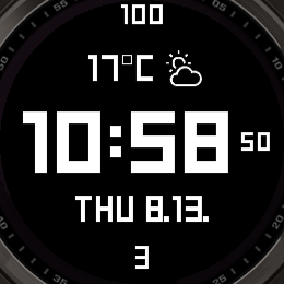 BASALT - Retro LCD Field Watch · Screenshot 0