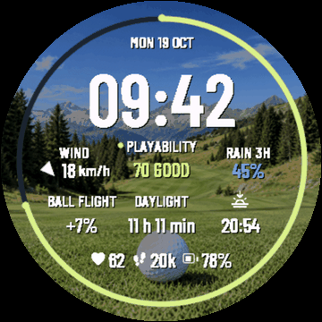Golf Caddie Alpine · Screenshot 1