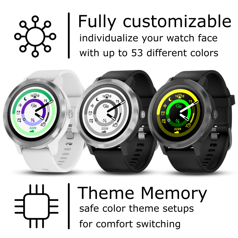 Double Arc+ Beta watch face screenshot 3