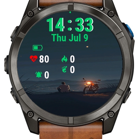 Man Sitting Hill Motorcycle · Screenshot 1