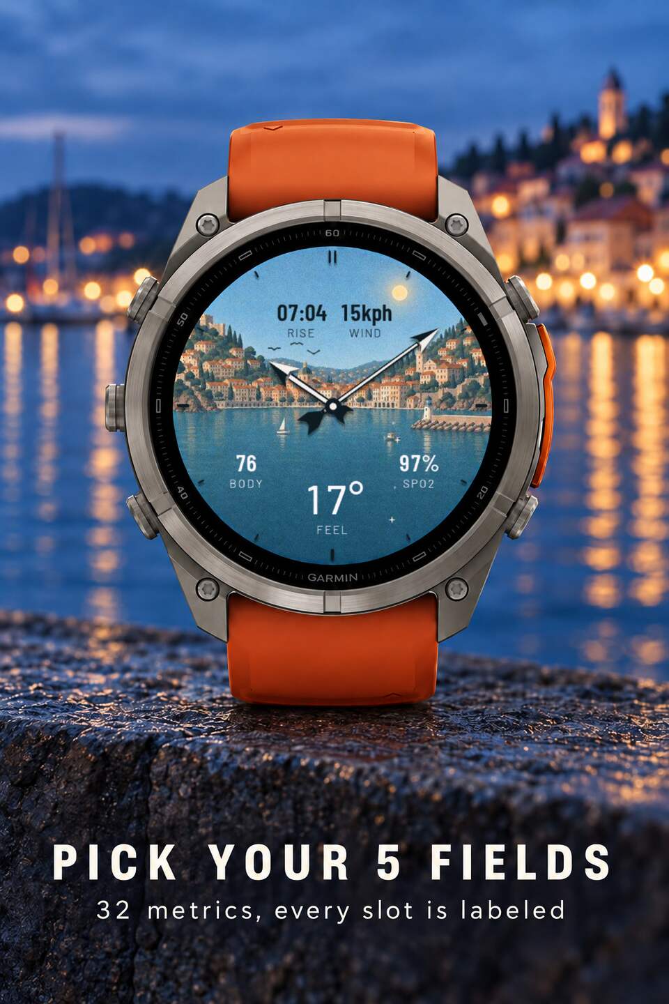 Weather Harbor - Analog Weather Watch Face · Screenshot 4