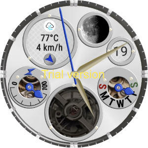 Pure analog OWM weather · Screenshot 0