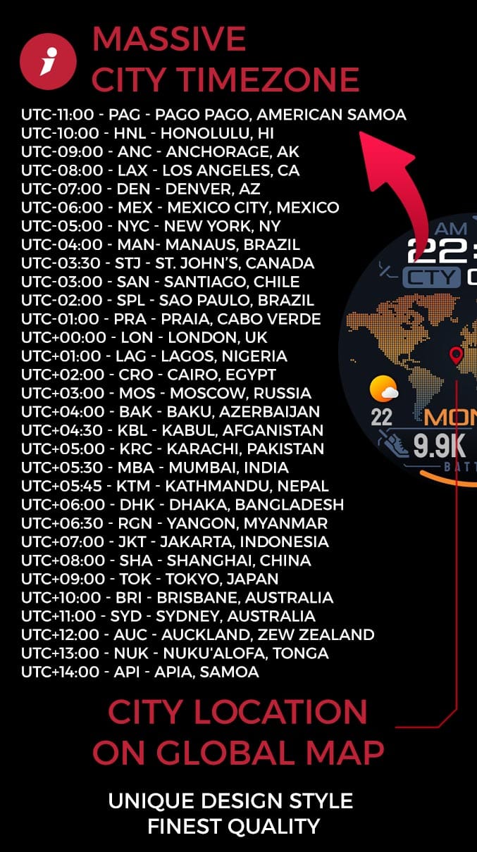 GlobeCore Dynamic | Worldmap - Timezone · Screenshot 1
