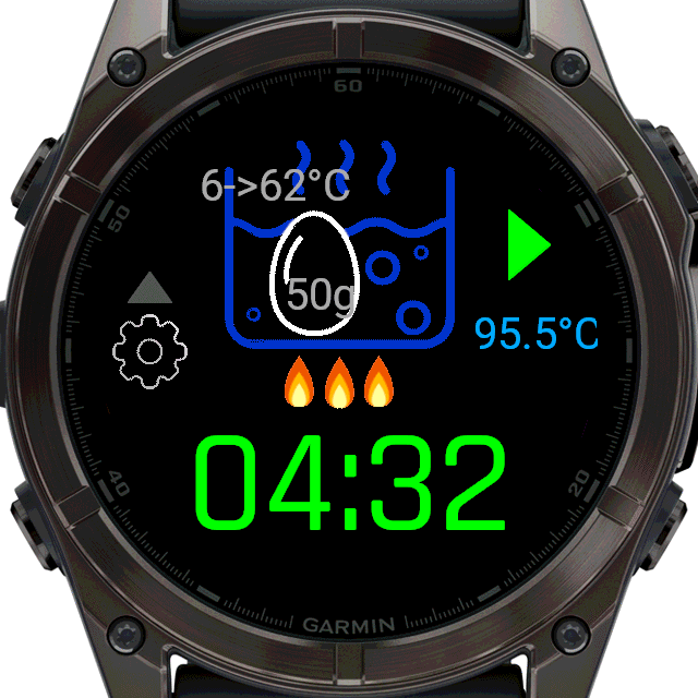tEggtime - egg timer with pressure compensation · Screenshot 0