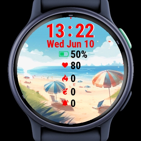 Beach Scene Umbrellas · Screenshot 2