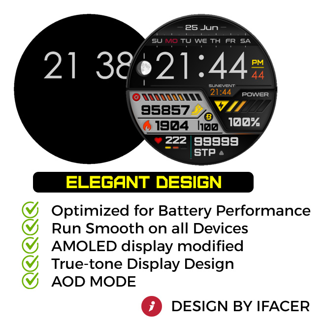 iFacer - POWER HUD (Silver) · Screenshot 1