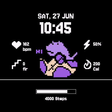 Stego Steps Tamagotchi · Screenshot 2