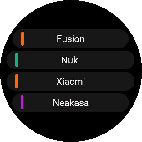 Klok – Smart home on your wrist · Screenshot 2