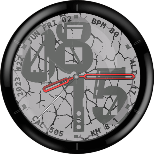 Metal Look Big Numbers Gen3 · Screenshot 1