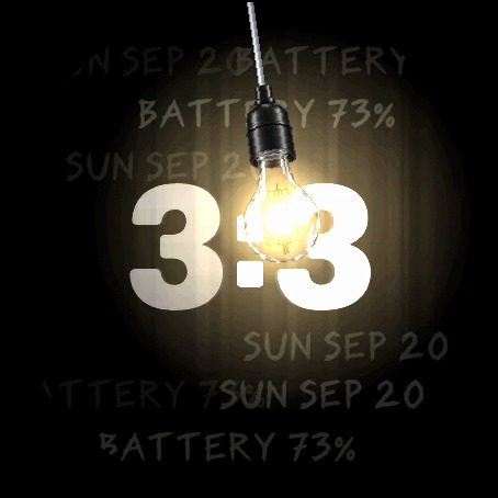 The Light Bulb – Pendulum Watch Face · Screenshot 1