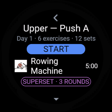 FitnessRec · Screenshot 1