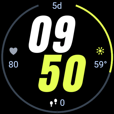 Minimal Sport Watchface · Screenshot 0