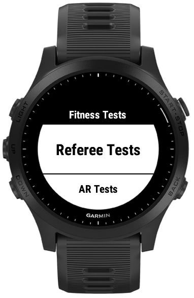 Referee Fitness Tests · Screenshot 1