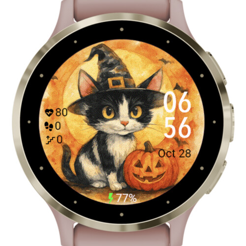 Halloween Cat and Pumpkin · Screenshot 0
