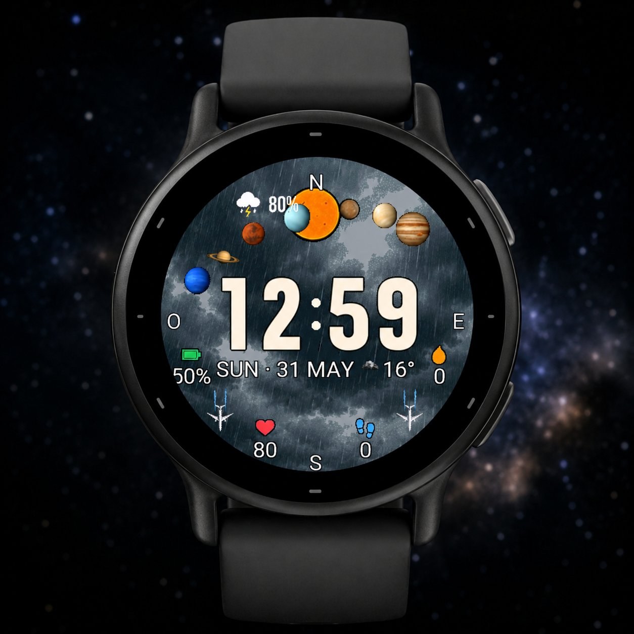 Live Sky — Real Astronomy on Your Wrist · Screenshot 2