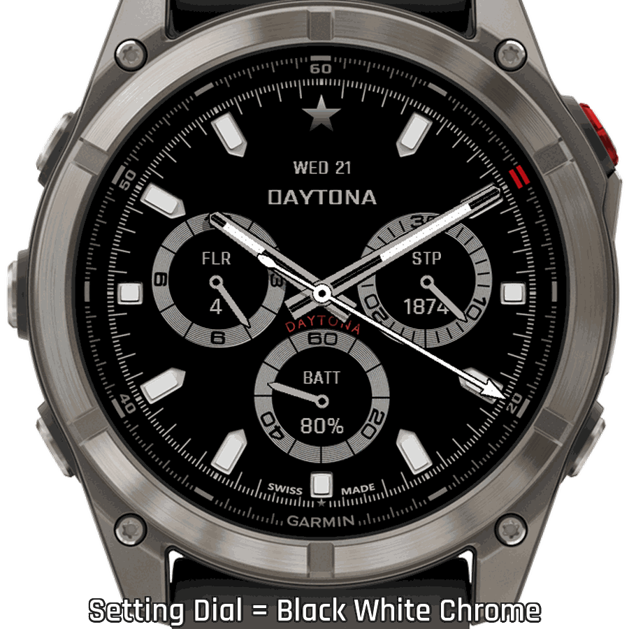 Daytona MB watch face for Forerunner 170