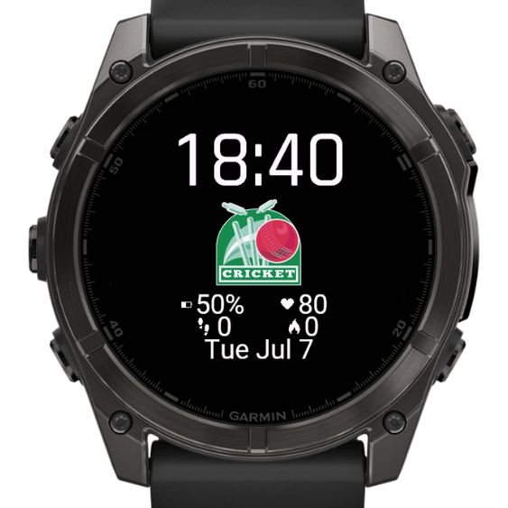 Cricket Watch Face- Customizable Sports Stats · Screenshot 0
