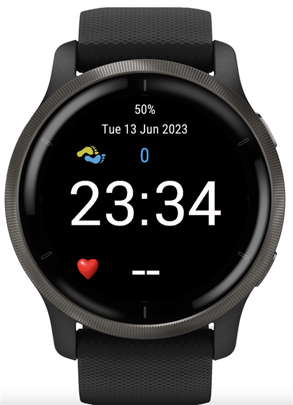 Large font heart rate with wheelchair support · Screenshot 1