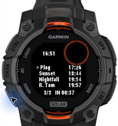 Zmanim Clock · Screenshot 1