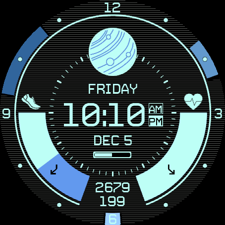 Meridian Watch Face · Screenshot 0