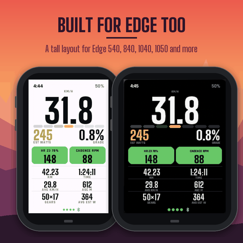 PACEBOARD RIDE: Cycling Data Field, 12 Metrics · Screenshot 2