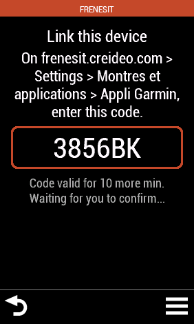 FRENESIT Training - Today's workout · Screenshot 0