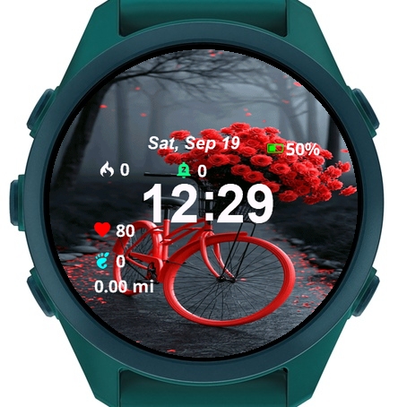 Red Bicycle Flowers Basket · Screenshot 1