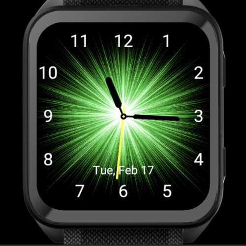 Green Burst Analog 3