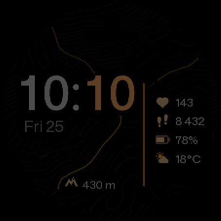 Dilamor Minimal Lite – 数字式 AMOLED Always-On · Screenshot 4