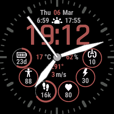 Enduro3 Watchface style · Screenshot 2