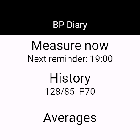 BP Diary Lite – Blood Pressure Log · Screenshot 0
