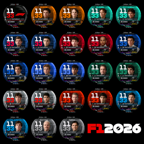 F1 2026 Drivers AMOLED · Screenshot 1