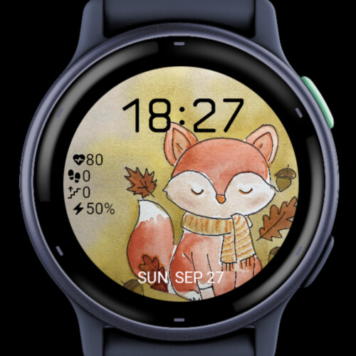 Autumn Fox Watercolor · Screenshot 0