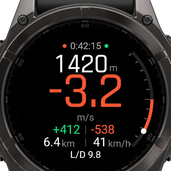 Paraglide Vario · Screenshot 1