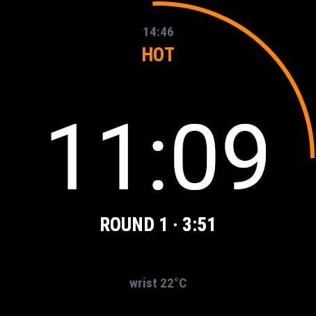 Hot Cold: Sauna & Cold Plunge Tracker · Screenshot 1